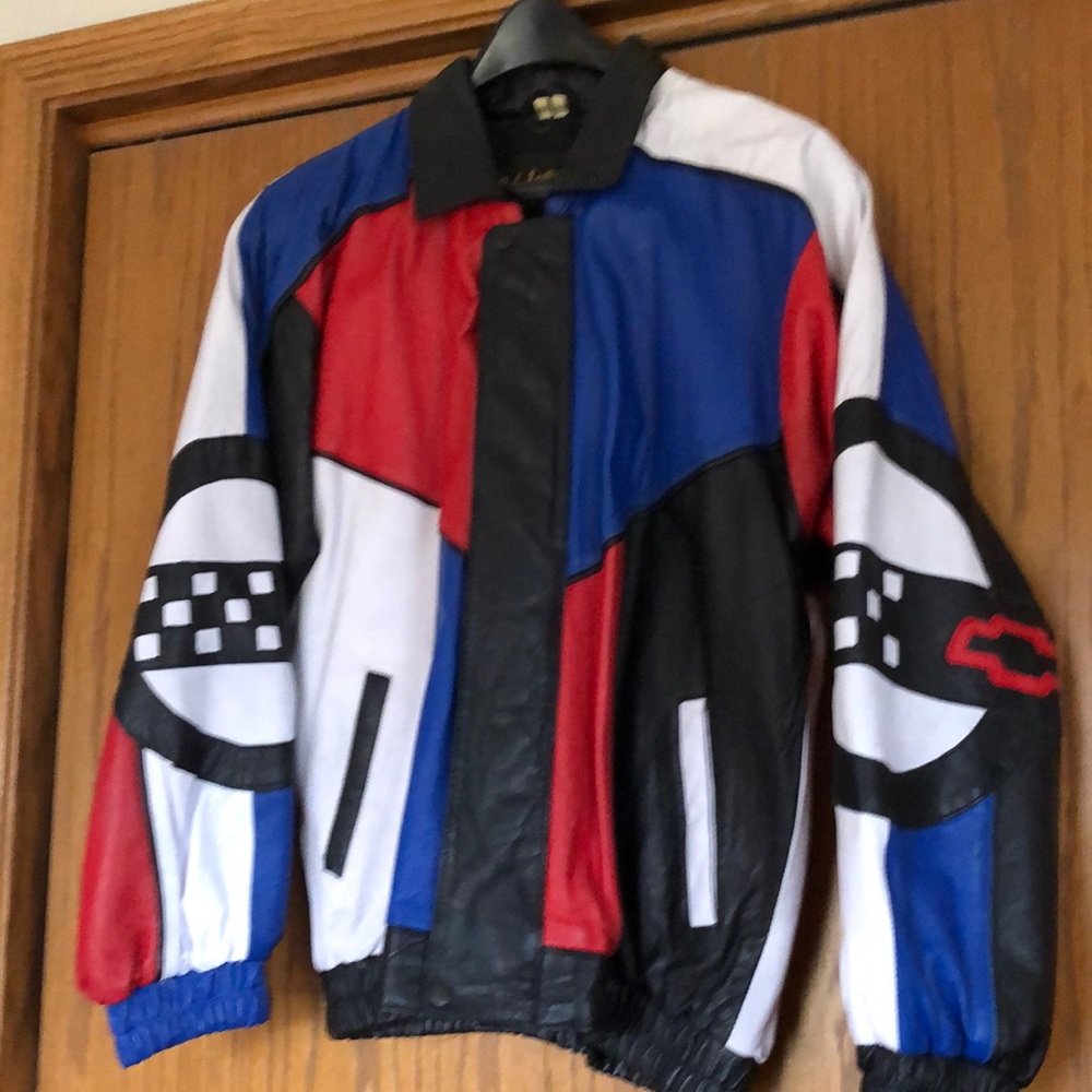 Vintage Corvette leather jacket size medium but runs a little larger C4 logo